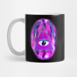 Evil Eye in Pyramid Mug